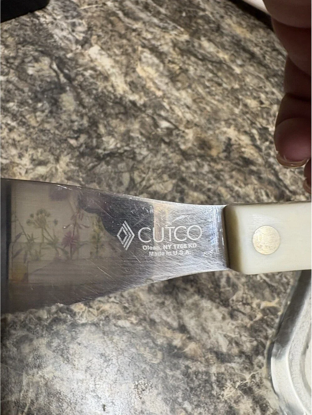 Cutco 1768 Spatula Spreader, 1721 Trimmer, 1720 Paring Knives.